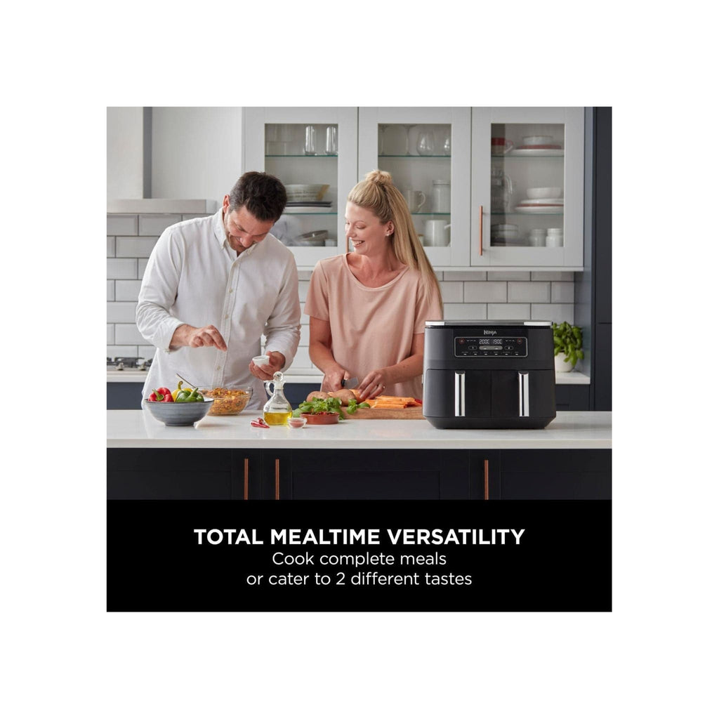 Ninja Kitchen Ninja AF300UK 7.6L Foodi Dual Zone Air Fryer and Dehydrator - Black