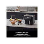 Ninja Kitchen Ninja AF300UK 7.6L Foodi Dual Zone Air Fryer and Dehydrator - Black