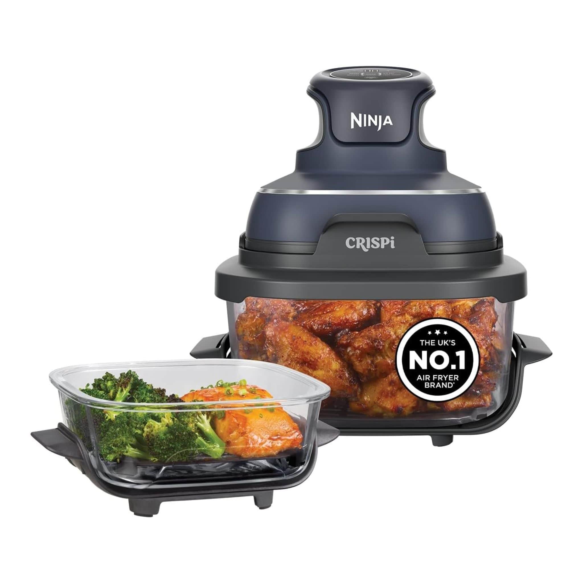Ninja Kitchen Ninja CRISPi 4-in-1 FN101UKGY 4.5L Portable Air Fryer - Blue Main image