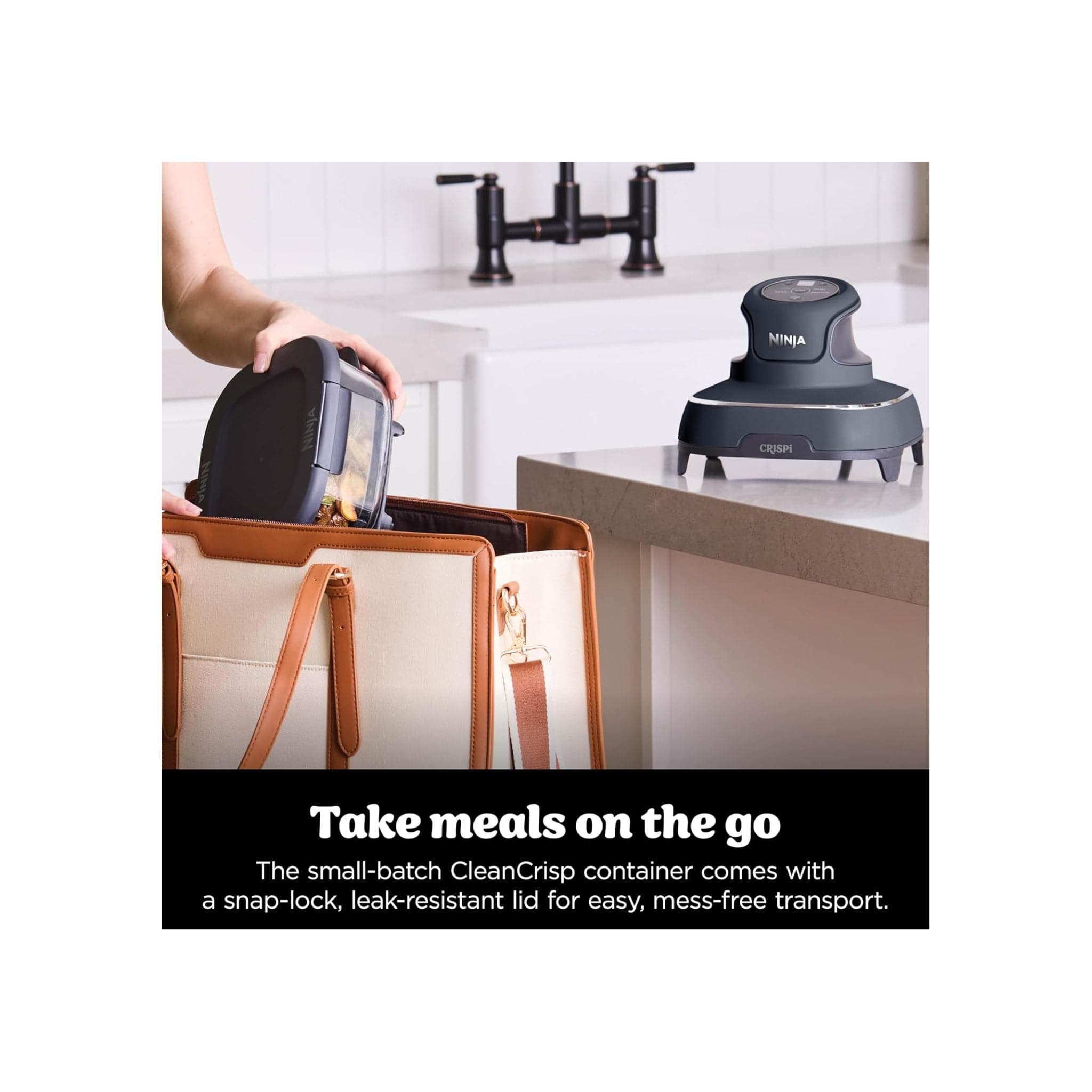 Ninja Kitchen Ninja CRISPi 4-in-1 FN101UKGY 4.5L Portable Air Fryer - Blue