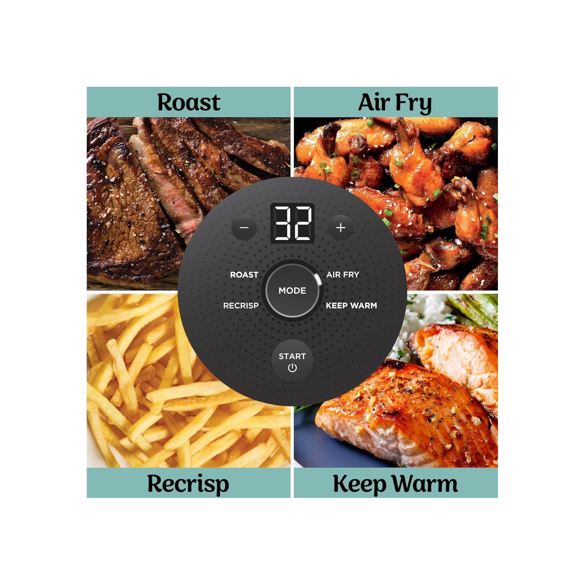 Ninja Kitchen Ninja CRISPi 4-in-1 FN101UKGY 4.5L Portable Air Fryer - Blue