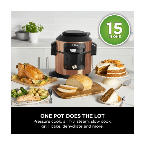 Ninja Foodi MAX 14-1 SmartLid Multi Cooker, Electric Pressure