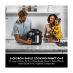 Ninja Kitchen Ninja Foodi MAX Multi Cooker, 7.5L with 9 Functions, Pressure Cook, Air Fry, Slow Cook, Grill