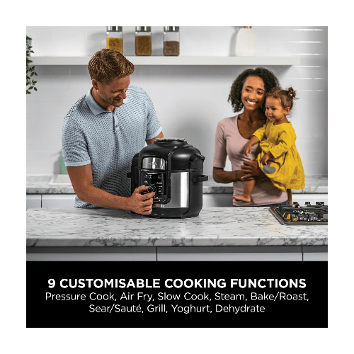 Ninja Kitchen Ninja Foodi MAX Multi Cooker, 7.5L with 9 Functions, Pressure Cook, Air Fry, Slow Cook, Grill