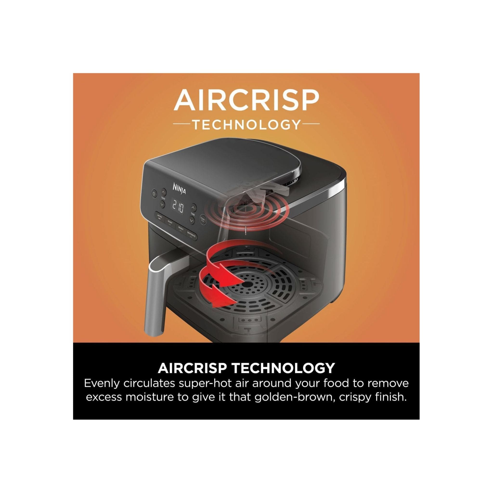 Ninja Kitchen Ninja Pro AF140UK 4.7L Air Fryer - Black