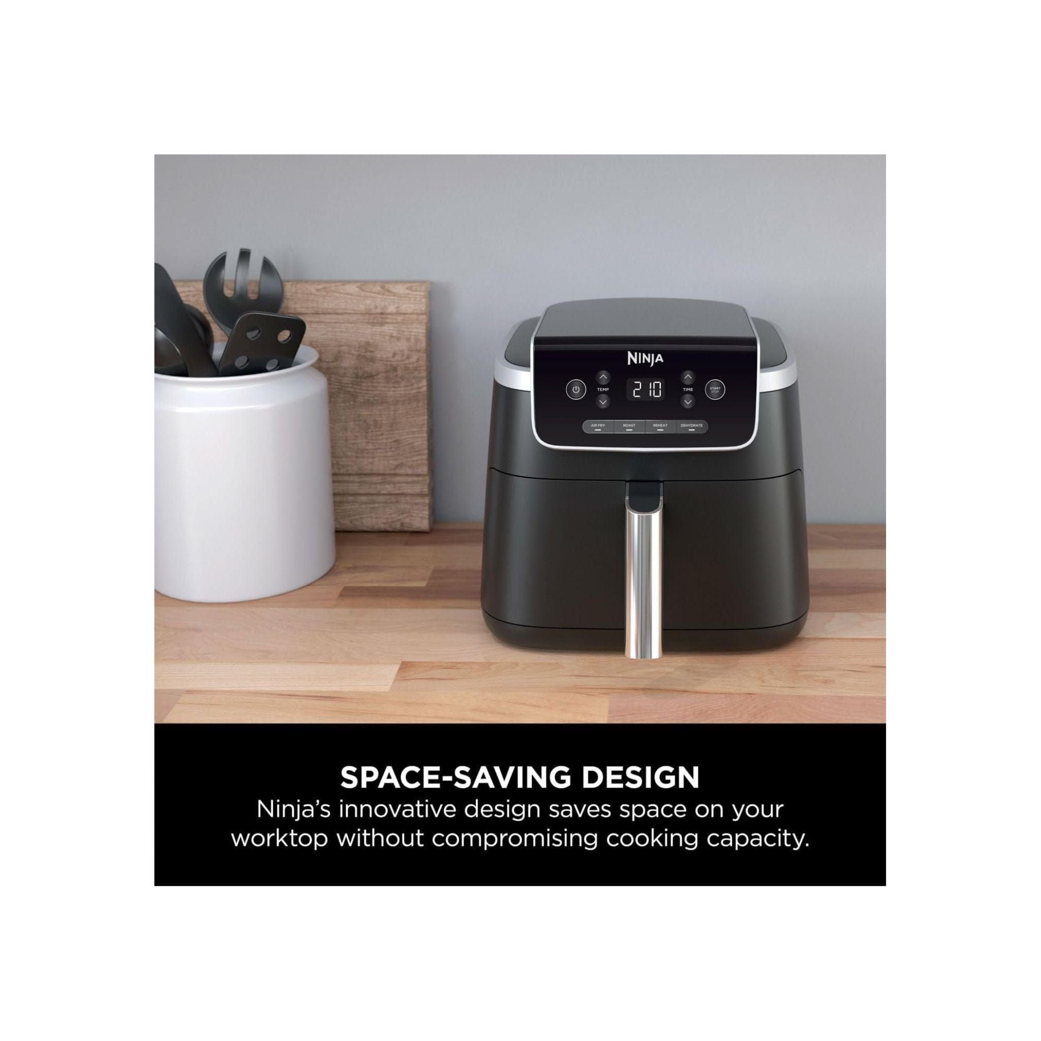 Ninja Kitchen Ninja Pro AF140UK 4.7L Air Fryer - Black