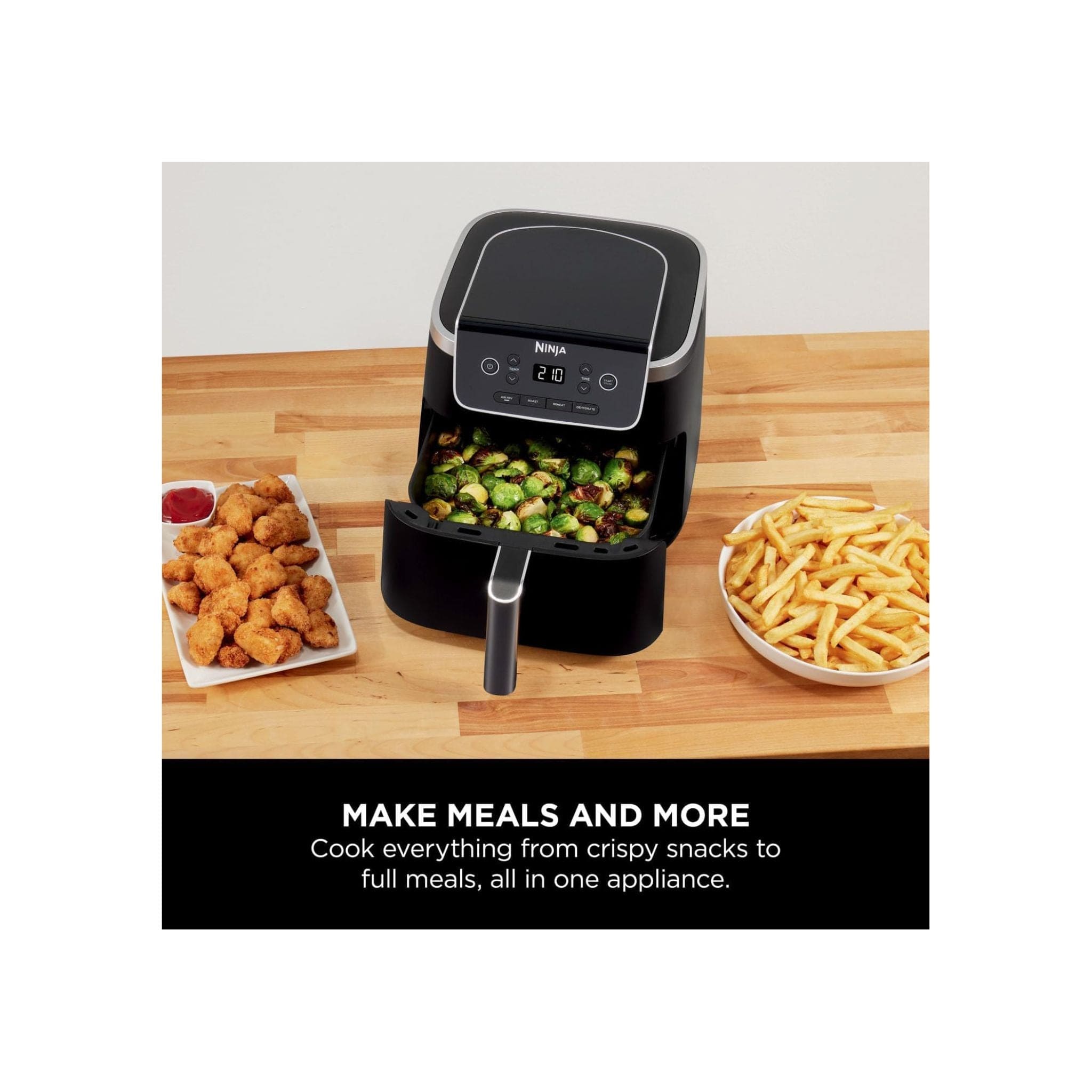 Ninja Kitchen Ninja Pro AF140UK 4.7L Air Fryer - Black