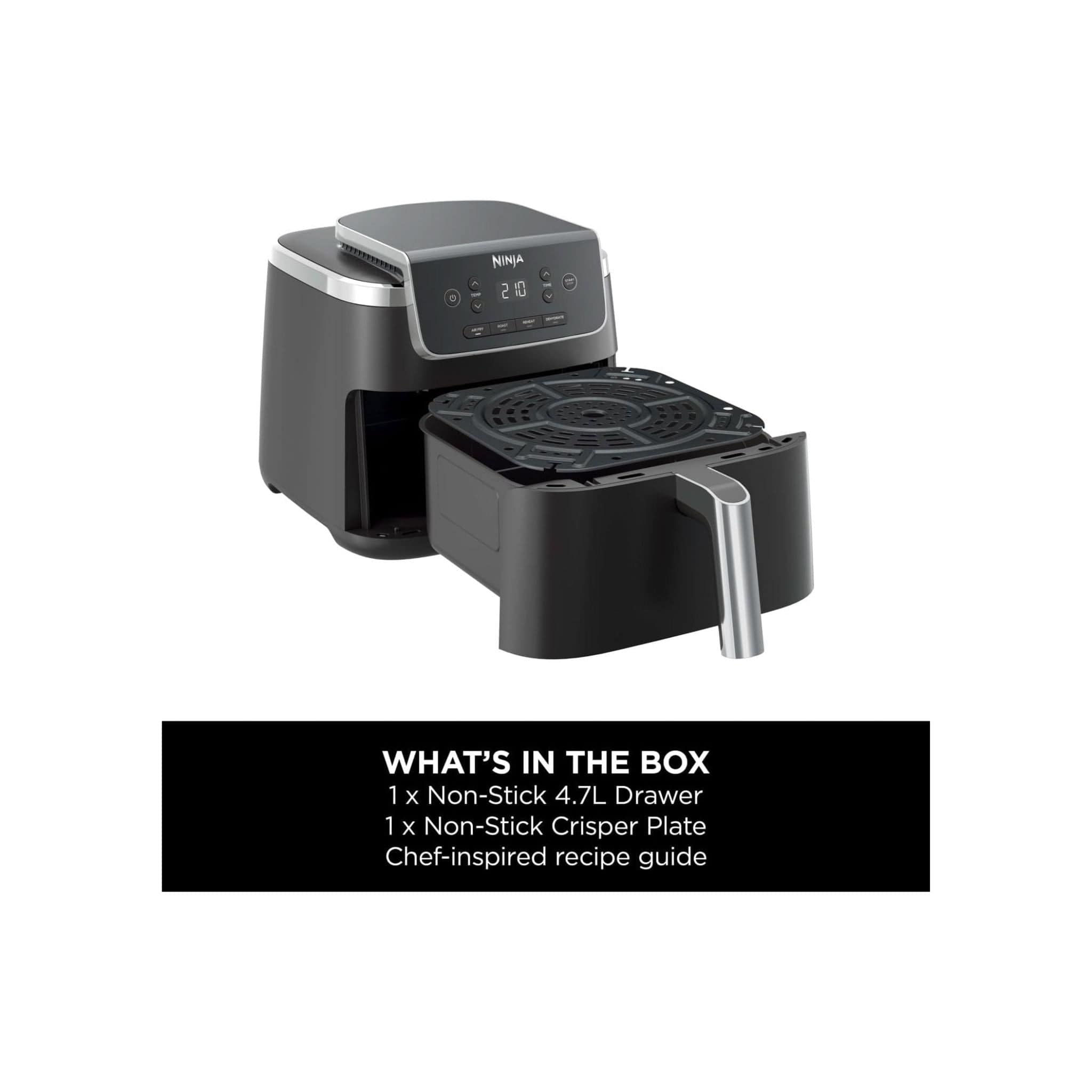 Ninja Kitchen Ninja Pro AF140UK 4.7L Air Fryer - Black