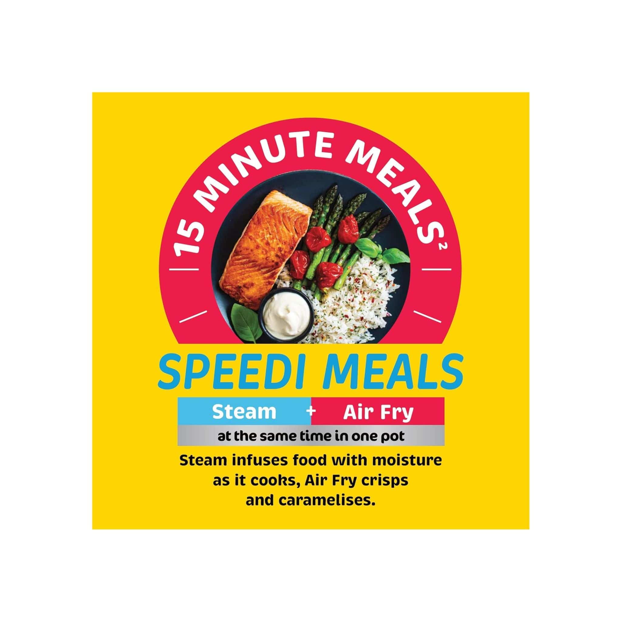 Ninja Kitchen Ninja Speedi 12-in-1  Multi-Cooker, Air Fryer & Slow Cooker - 5.7L Cooking Pot- ON500UKSTGD