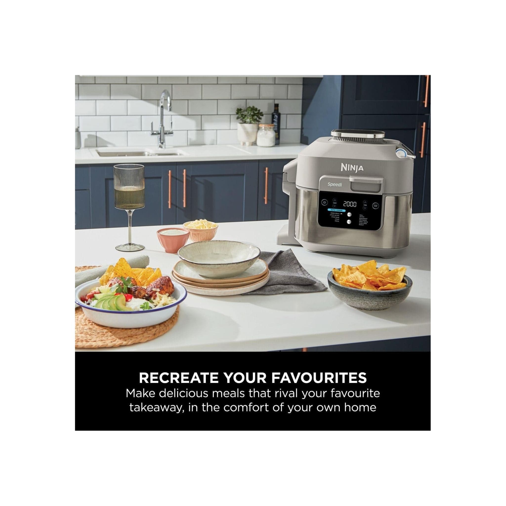 Ninja Speedi 12-in-1  Multi-Cooker, Air Fryer & Slow Cooker - 5.7L Cooking Pot- ON500UKSTGD Secondary image