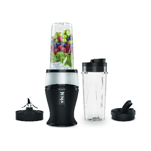 Ninja Kitchen Nutri Ninja 700W Slim Blender & Smoothie Maker - QB3001UKS - Silver Main image