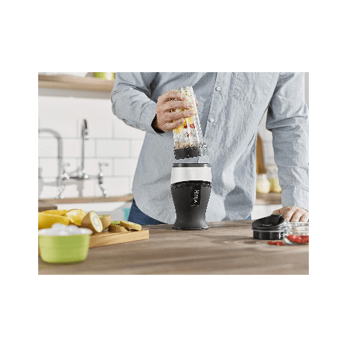 Ninja Kitchen Nutri Ninja 700W Slim Blender & Smoothie Maker - QB3001UKS - Silver
