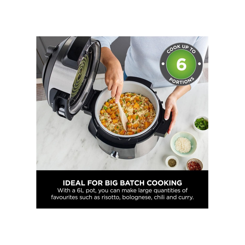 Ninja Multi Cooker Ninja OL550UK Foodi 11-in-1 SmartLid 6L Multi Cooker and Air Fryer
