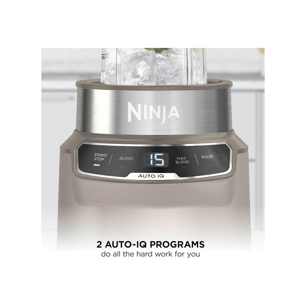Ninja Ninja 1000W Blender with Auto-iQ, Blend in Cup, One Touch Controls for smoothies, milkshakes, frozen treats – BN500UKSD1