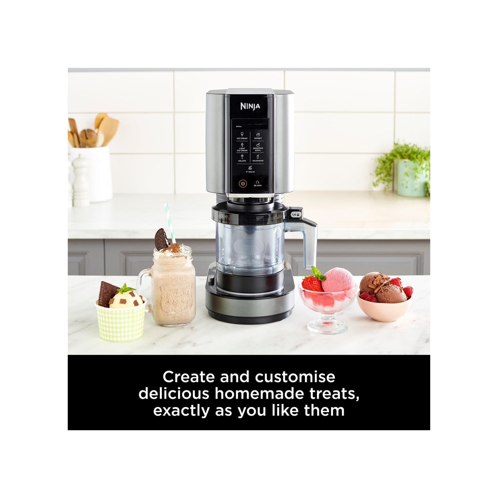 Ninja Ninja CREAMi  1.4L Ice Cream & Frozen Dessert Maker - NC300UK