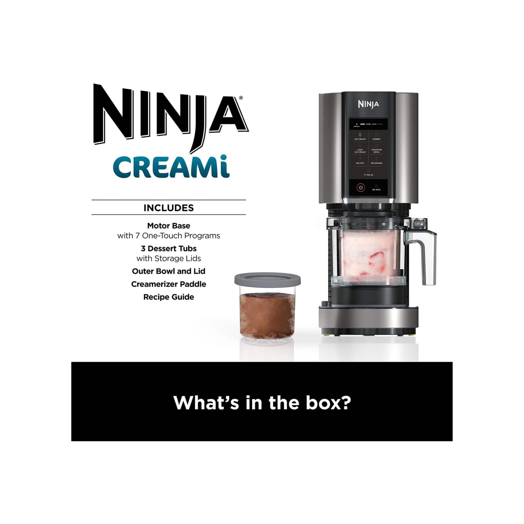 Ninja Ninja CREAMi  1.4L Ice Cream & Frozen Dessert Maker - NC300UK