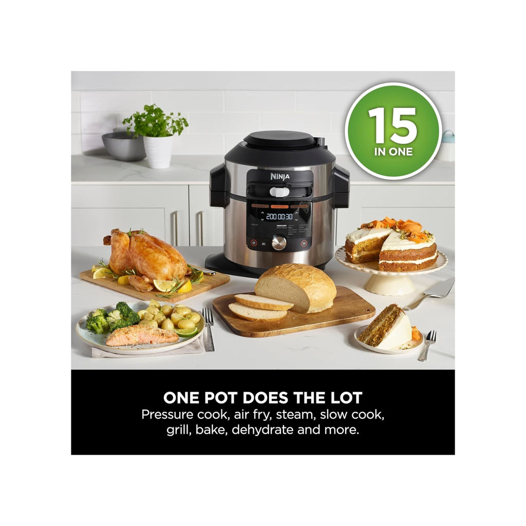Ninja Ninja Foodi MAX 15-in-1 SmartLid 7.5L Multi-Cooker with Smart Cook System - OL750UK