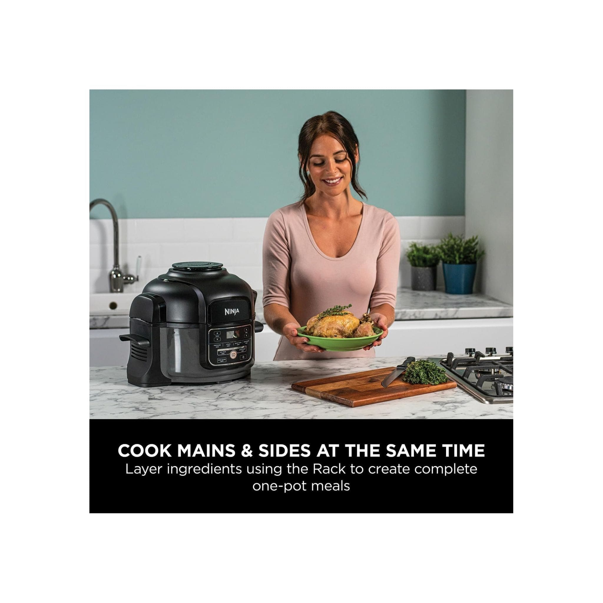 Ninja OP100UK Foodi Mini 6-in-1 4.7L Multi-Cooker & Air Fryer Secondary image