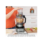 Ninja Ninja PrecisionPro 2.1L Food Processor with 4 Auto Presets and Manual Settings, Make Pizza and Bread Dough, and Slice Vegetables and More- BZ651UK