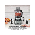 Ninja Ninja PrecisionPro 2.1L Food Processor with 4 Auto Presets and Manual Settings, Make Pizza and Bread Dough, and Slice Vegetables and More- BZ651UK