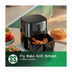 Philips Kitchen Philips Essential Air Fryer - 4.1 L, 1400 W, Rapid Air Technology, NutriU Recipe App, 60 minutes time