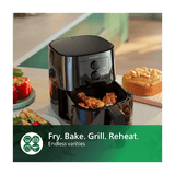 Philips Kitchen Philips Essential Air Fryer - 4.1 L, 1400 W, Rapid Air Technology, NutriU Recipe App, 60 minutes time