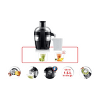 Philips Kitchen Philips HR1832/01 Viva Collection Compack Juicer, 1.5 Litre 500Watt - Black