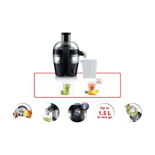 Philips HR1832/01 Viva Collection Compact Juicer, 1.5 Litre 500Watt