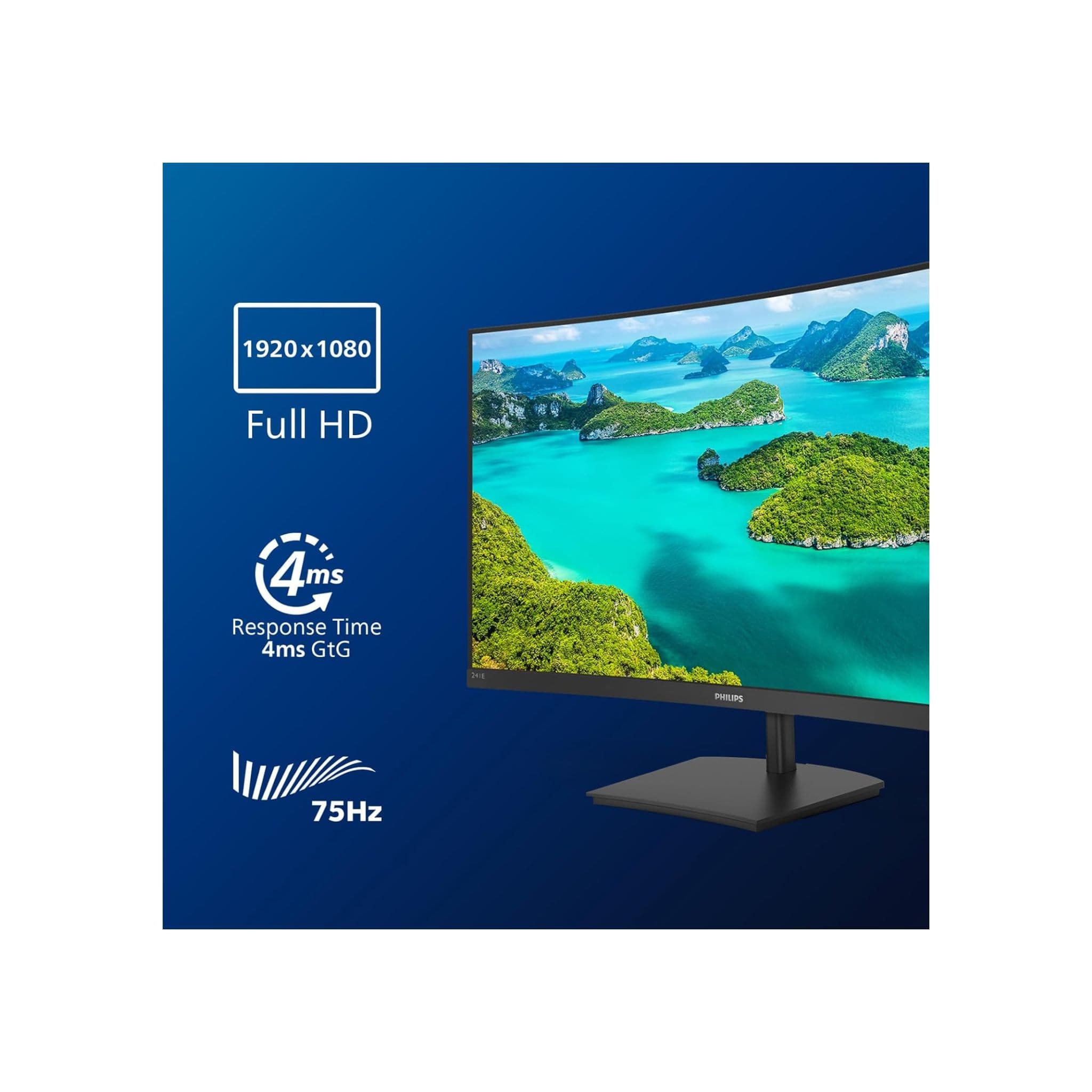 Philips Monitors Philips 241E1SC 24” Full HD Curved monitor