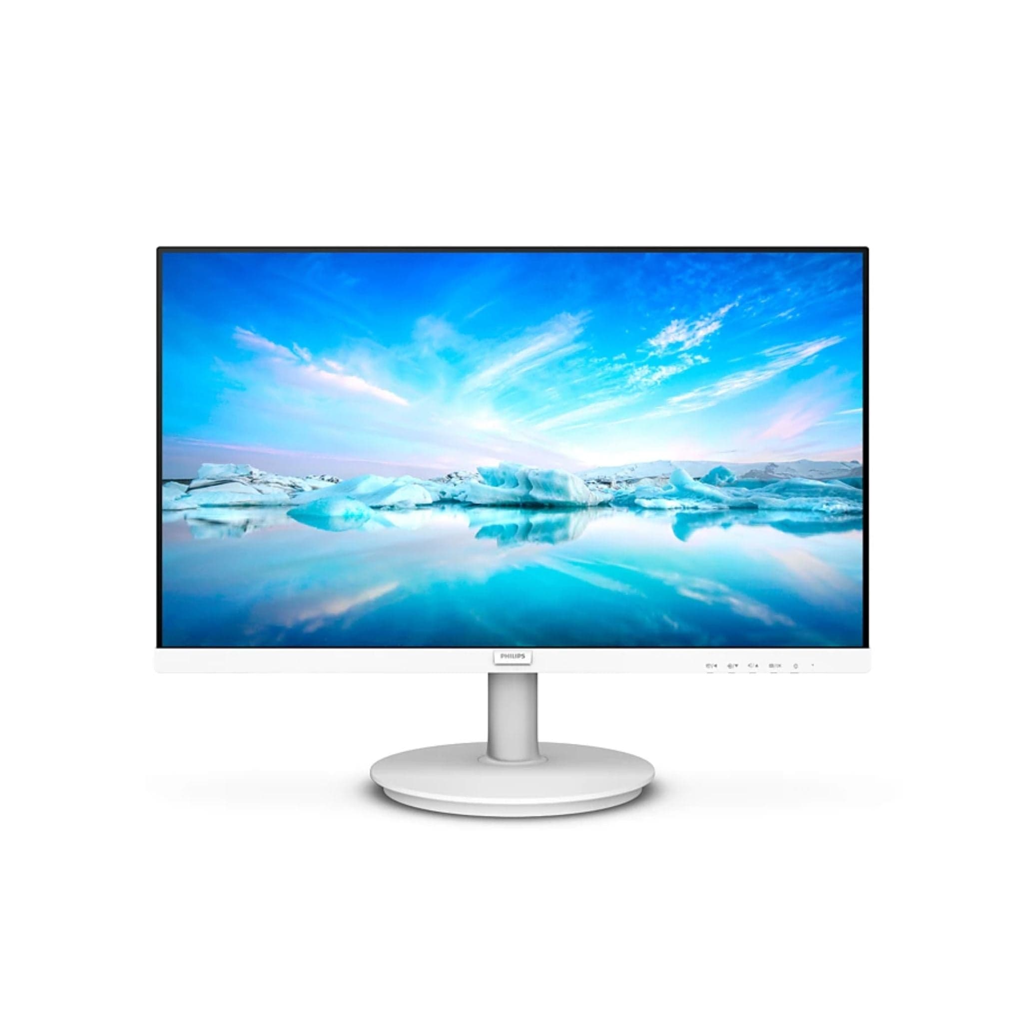 Philips Monitors PHILIPS 241V8AW - 24" FHD Monitor with inbuilt Speakers- White Main image