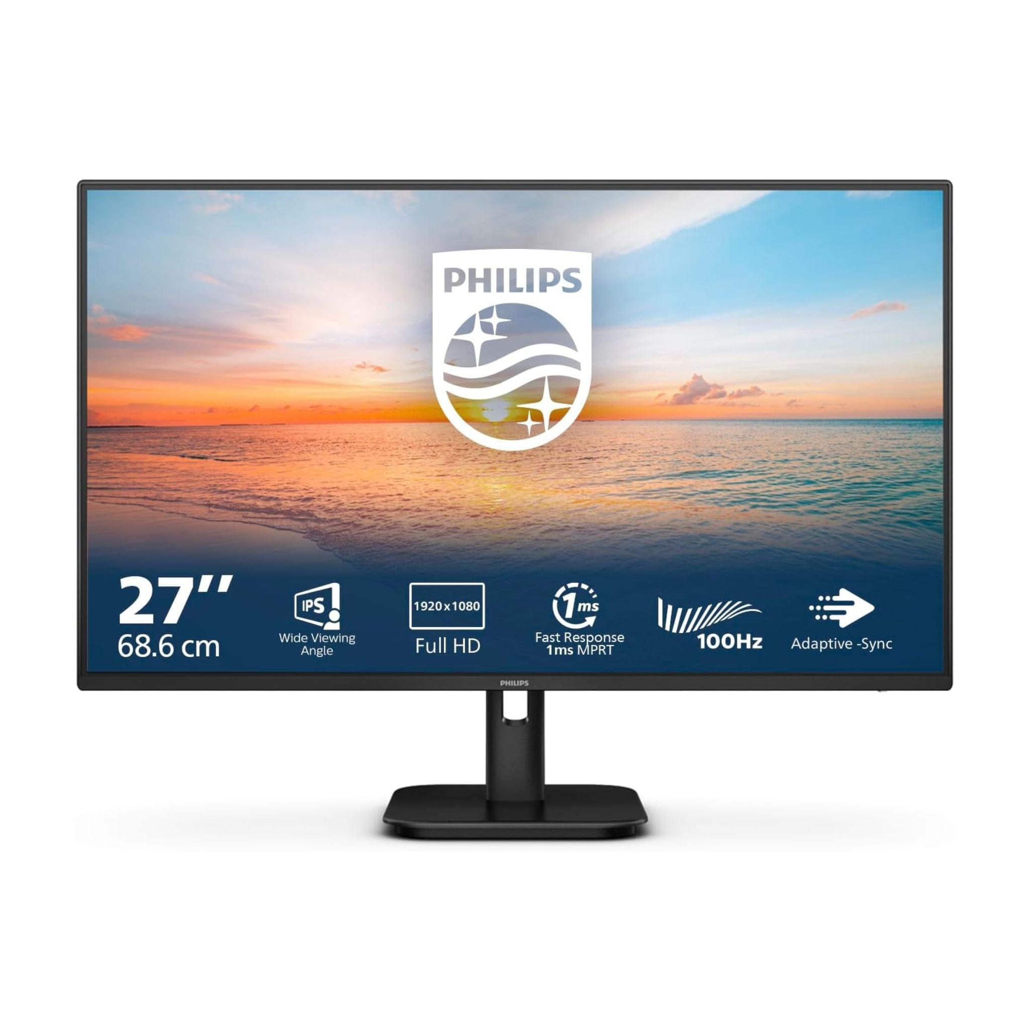 Philips Monitors PHILIPS 27E1N1100A - 27 Inch, 100Hz, IPS, 4ms, FHD Monitor with built in Speakers,