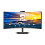 Philips Monitors Philips 34" WQHD VA USB-C Curved Monitor with Webcam & KVM Switch