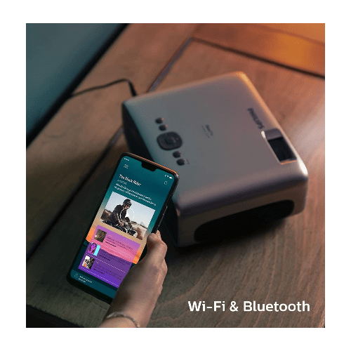 Philips Monitors Philips NeoPix Prime One, True HD Projector With Wi-Fi Screen Mirroring, Multimedia Player, Bluetoot