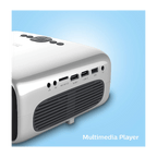Philips Monitors Philips NeoPix Prime One, True HD Projector With Wi-Fi Screen Mirroring, Multimedia Player, Bluetoot