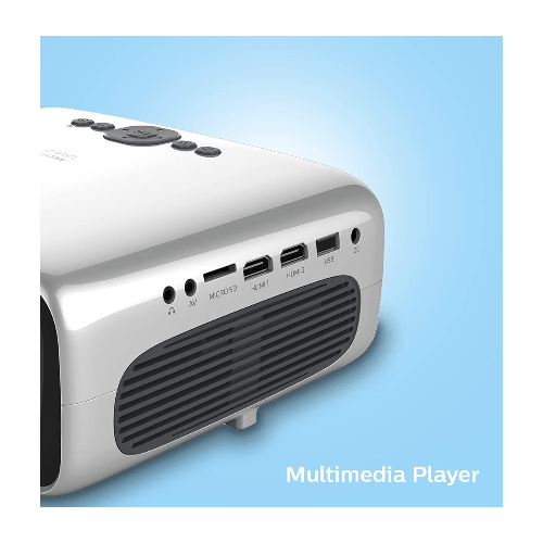 Philips Monitors Philips NeoPix Prime One, True HD Projector With Wi-Fi Screen Mirroring, Multimedia Player, Bluetoot