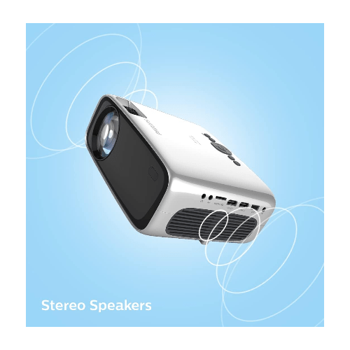 Philips Monitors Philips NeoPix Prime One, True HD Projector With Wi-Fi Screen Mirroring, Multimedia Player, Bluetoot