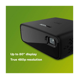 Philips Projectors Philips PicoPix Micro 2TV, DLP Portable Projector, Android TV, up to 4h Battery Life, HDMI, USB-C