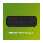 Philips Projectors Philips PicoPix Micro 2TV, DLP Portable Projector, Android TV, up to 4h Battery Life, HDMI, USB-C