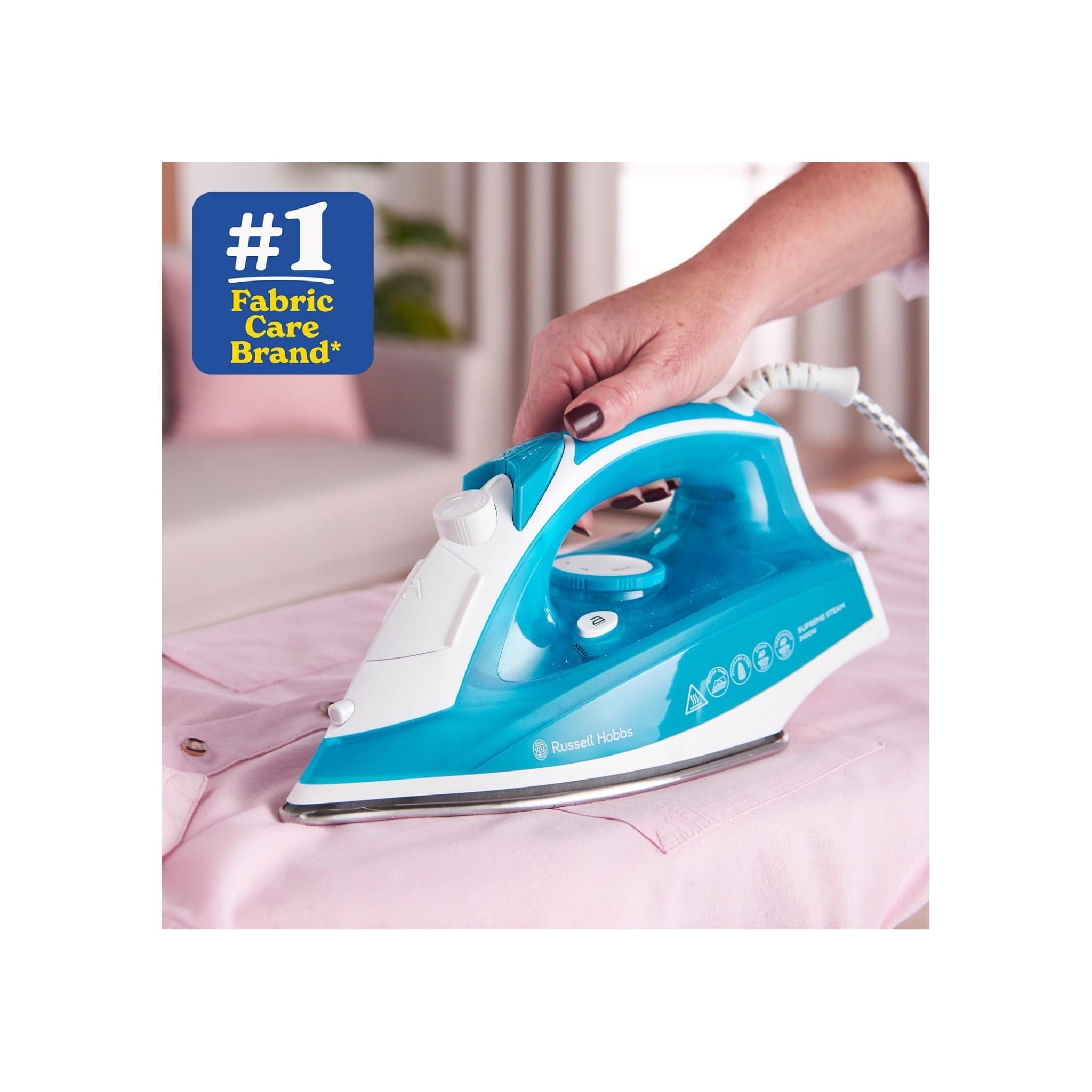 Russell Hobbs Others Russell Hobbs 2400W Supreme Steam Iron, Powerful Vertical Steam (23061)