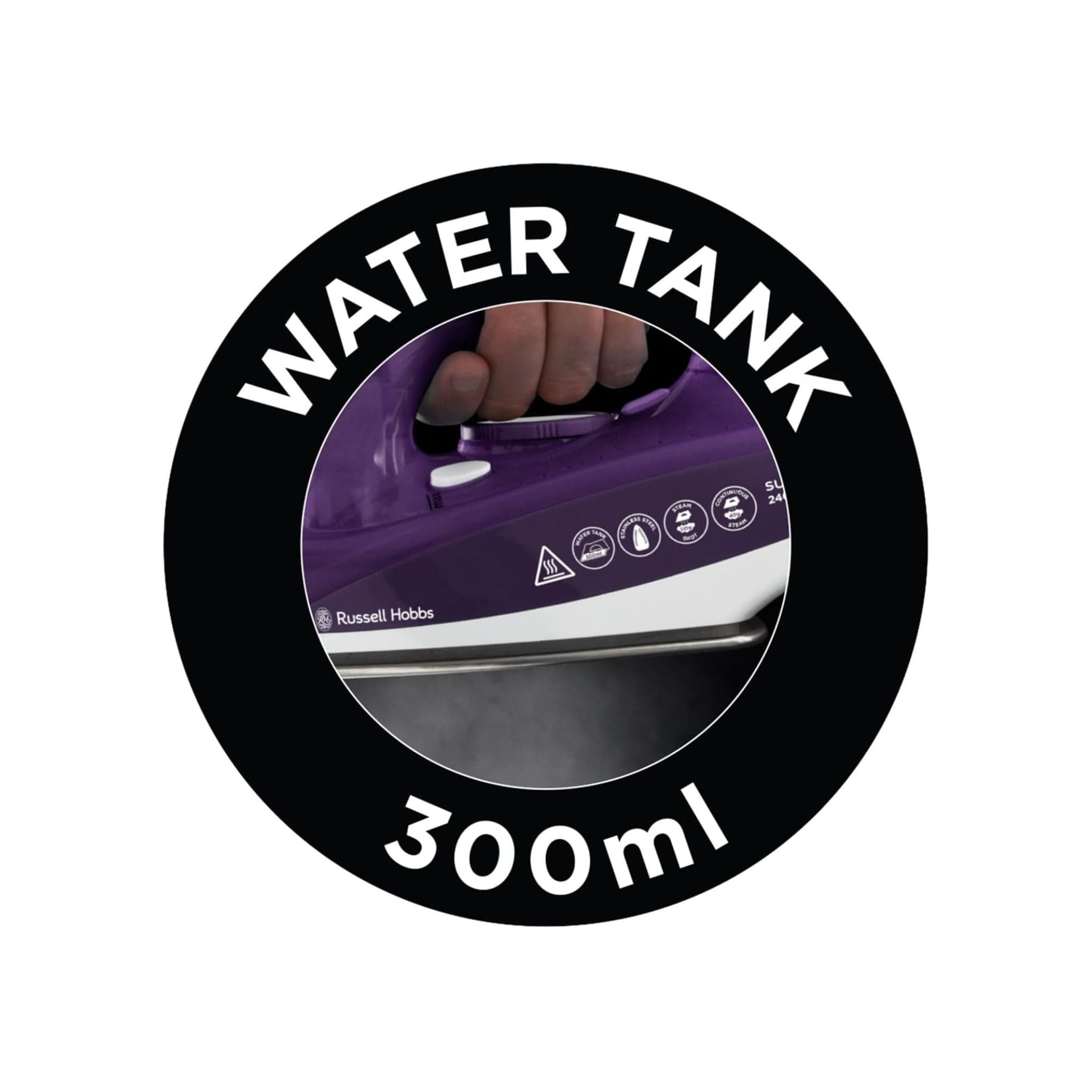 Russell Hobbs Others RUSSELL HOBBS Supremesteam 23060 Steam Iron - Purple