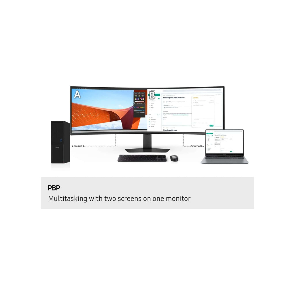 Samsung Computers Samsung 49" S95UF DQHD USB-C Curved ViewFinity Monitor