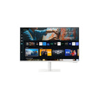 Samsung Monitors Samsung 27" M70C, USB-C, UHD White Smart Monitor with Speakers & Remote