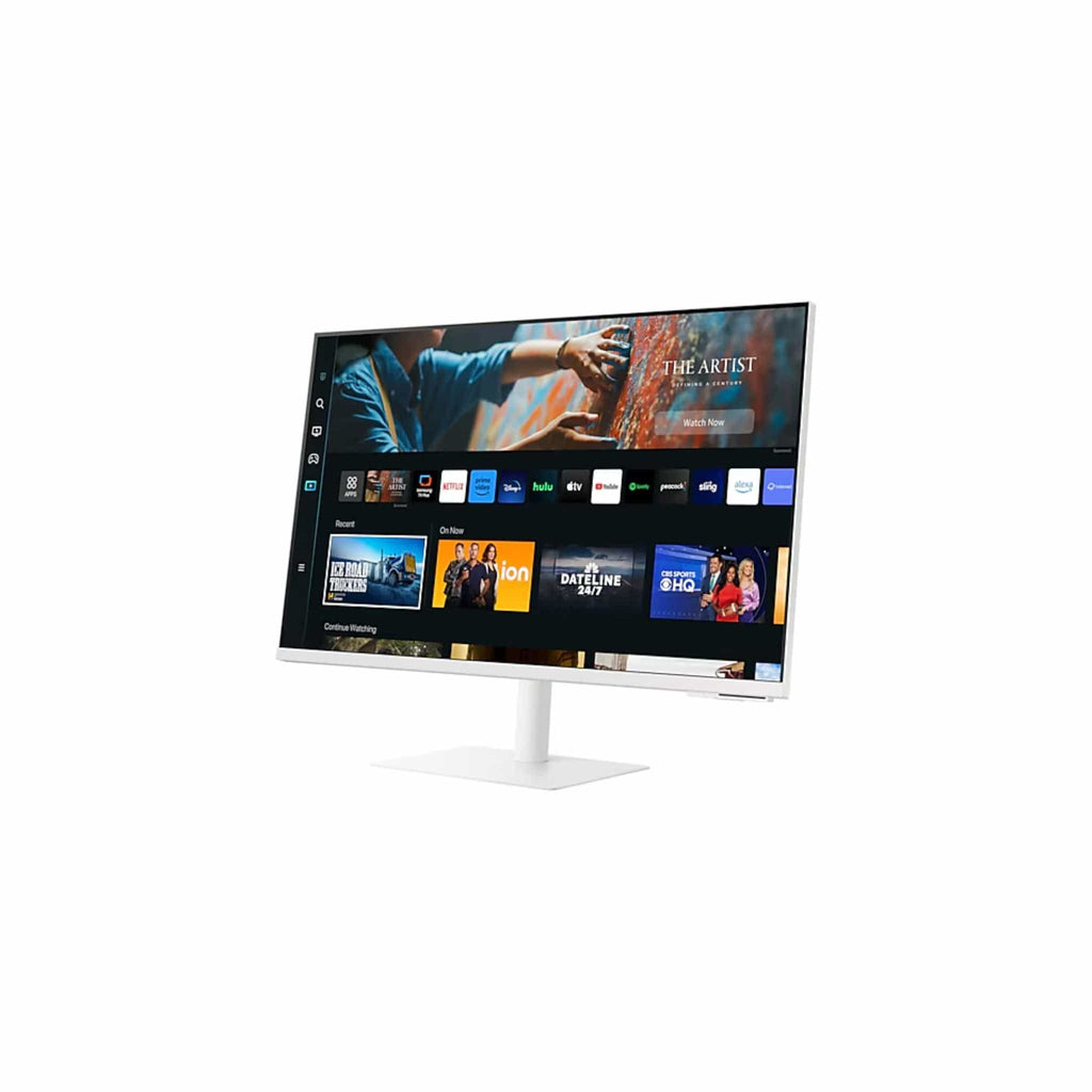 Samsung Monitors Samsung 27" M70C, USB-C, UHD White Smart Monitor with Speakers & Remote
