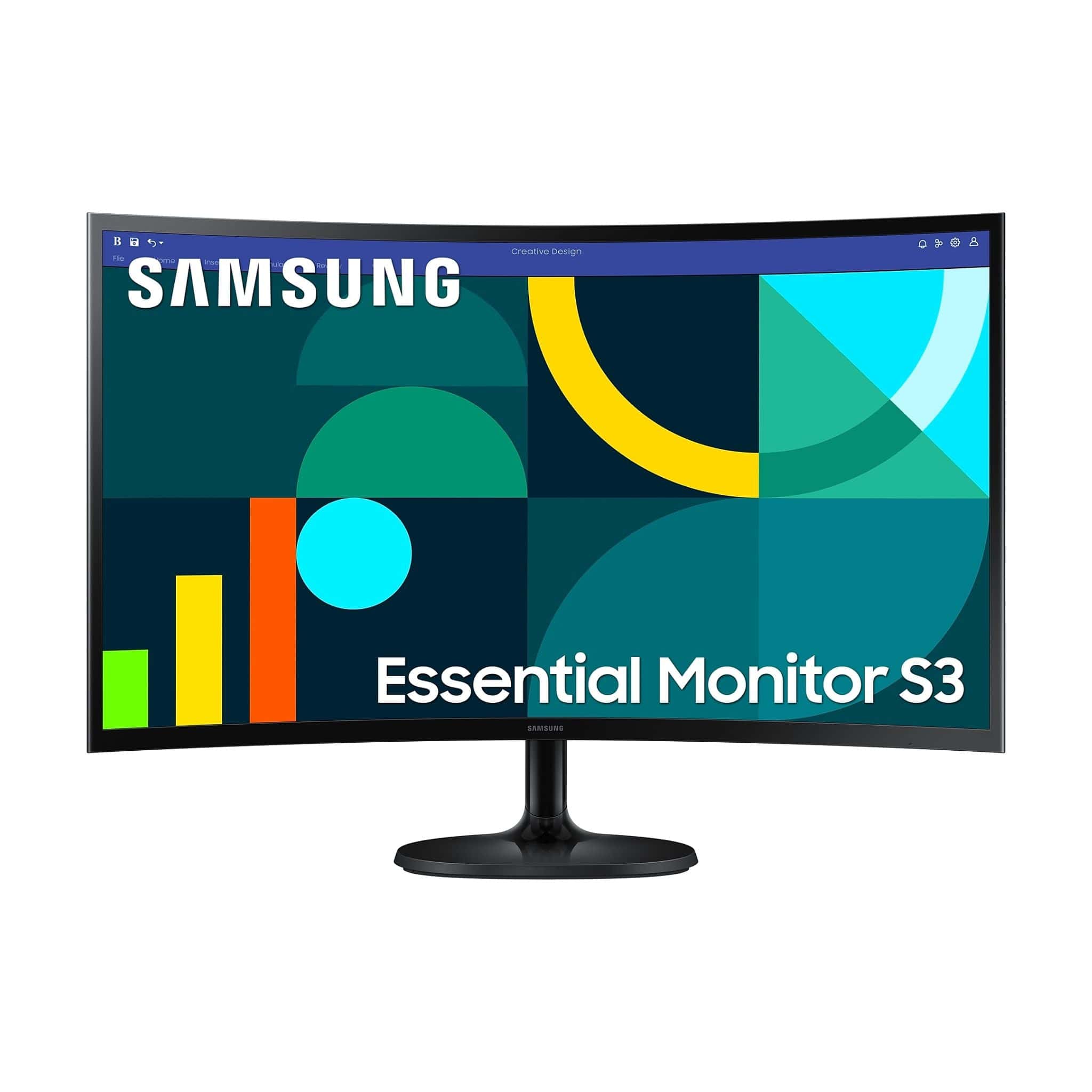 Samsung Monitors Samsung 27" S36GD FHD Curved Monitor Main image