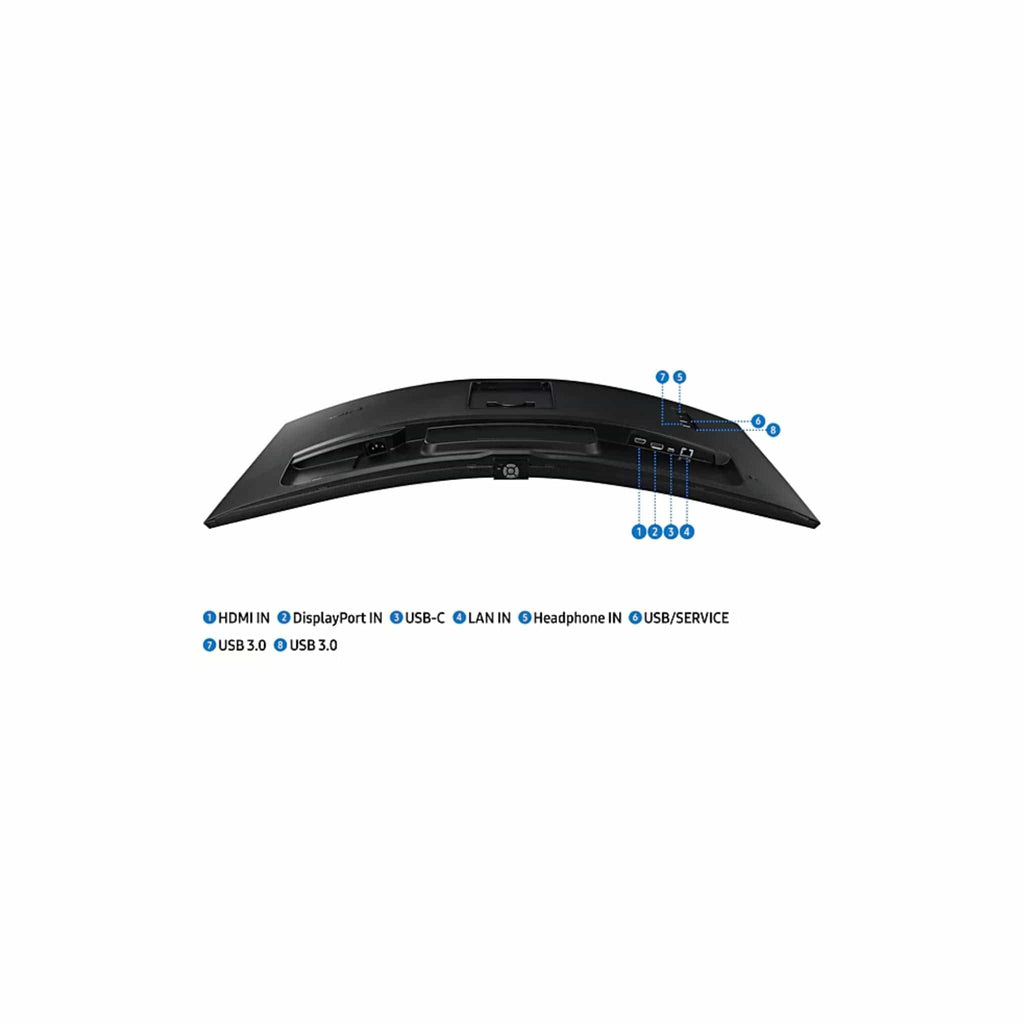 Samsung Monitors Samsung 34" Ultra WQHD Monitor with 1000R curvature, USB type-C and LAN port