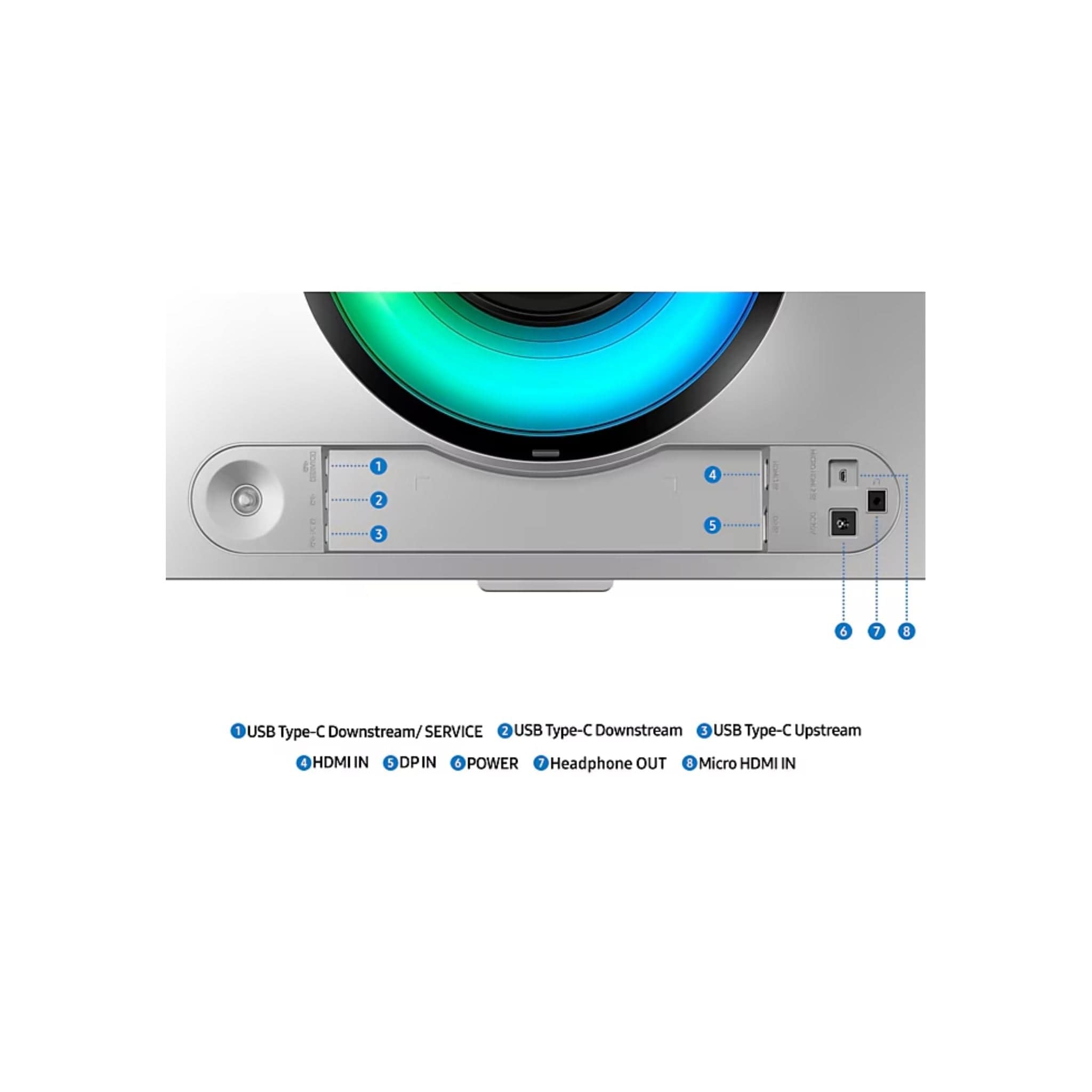 Samsung Monitors Samsung 49" Odyssey OLED G93SD DQHD, 240Hz Gaming Monitor