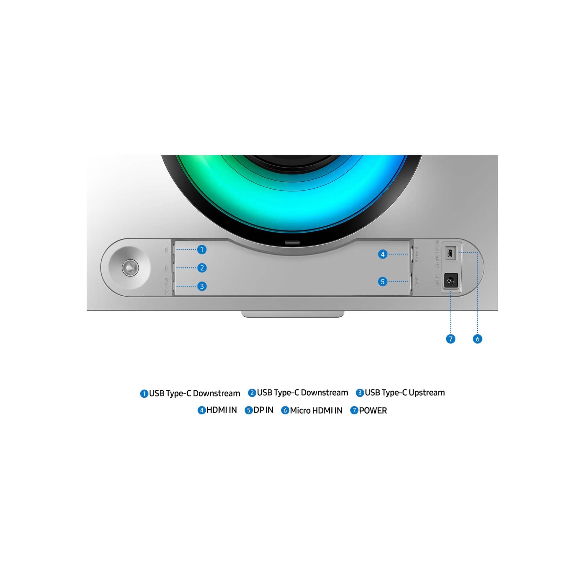 Samsung Monitors Samsung 49" Odyssey OLED G95SD DQHD, 240Hz Smart Gaming Monitor