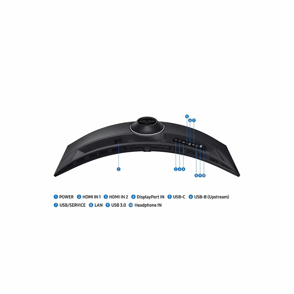 Samsung Monitors Samsung 49" ViewFinity S9 S95UC Curved  DQHD 120Hz Business Monitor, with Built-in Speakers,