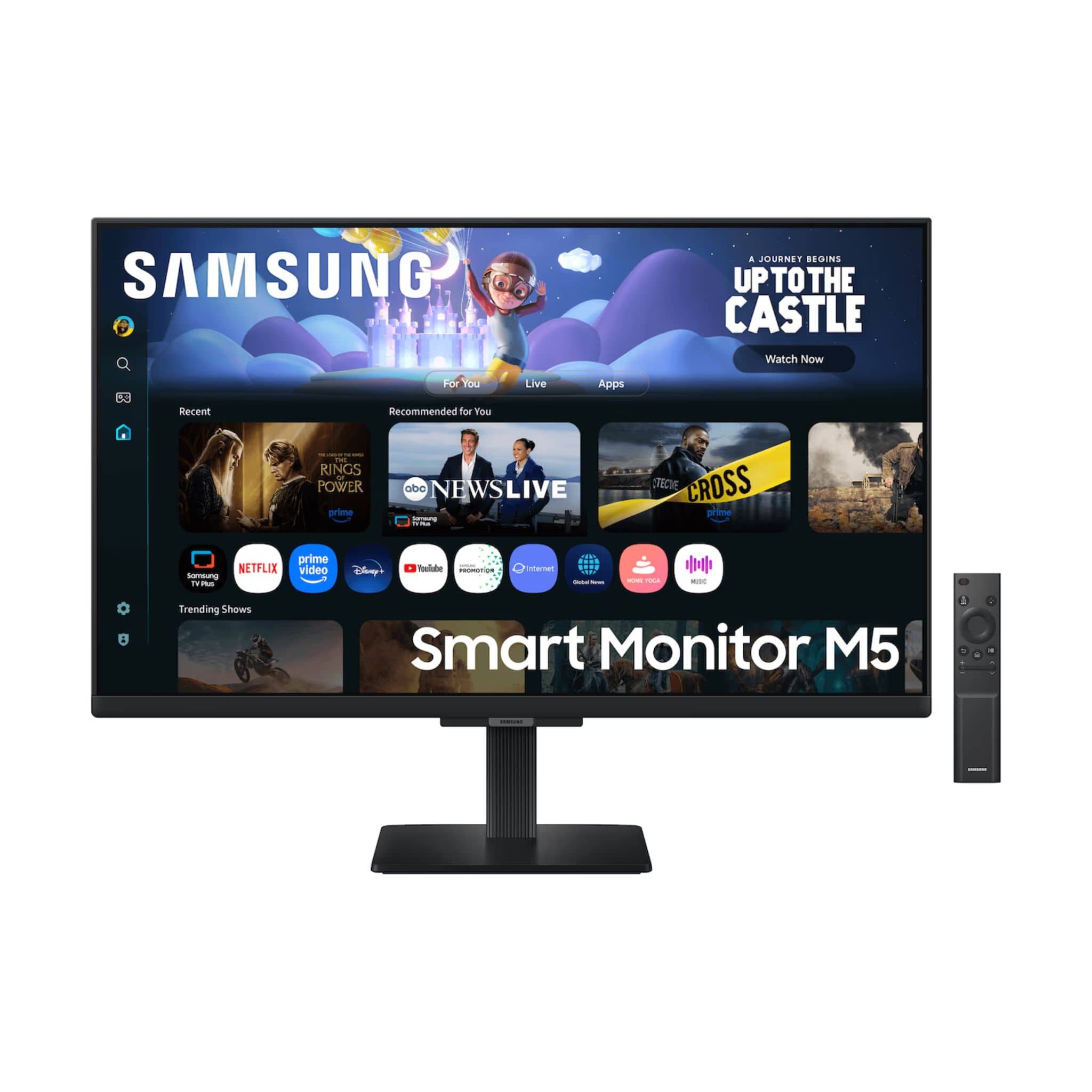 Samsung Monitors Samsung M5  M50F 27"  FHD Smart Monitor - Black