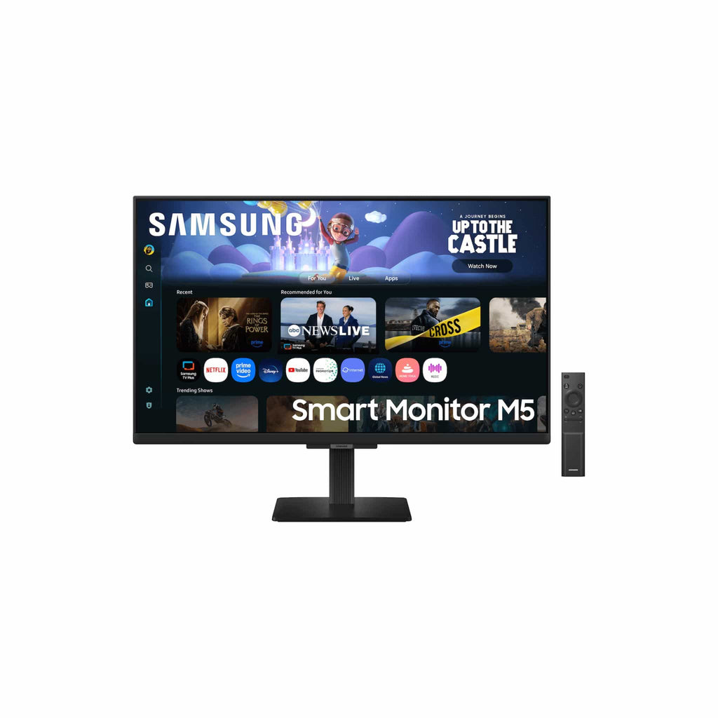 Samsung Monitors Samsung M5  M50F 27"  FHD Smart Monitor - Black